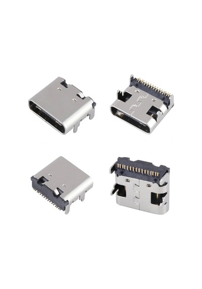 Ic-266b-4 Dişi Type-c Soket Usb-c Konnektör Şase 16 Pin