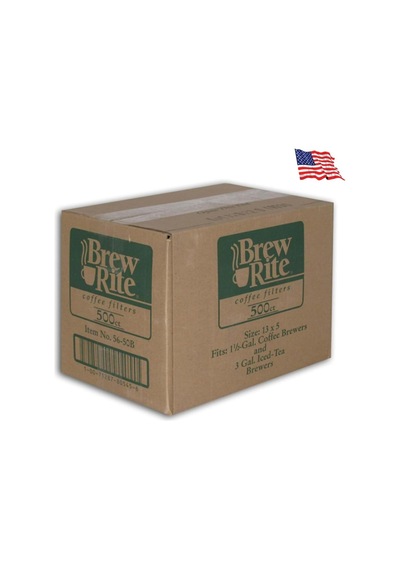 Brew Rite B5 330/110 Basket Filtre Kağıdı 250 Adet Çok Renkli