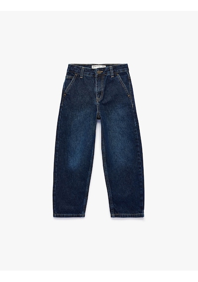 Koton 26yy59003140 Koyu İndigo Erkek Çocuk Jean Pantolon 6skb40047td Koyu İndigo