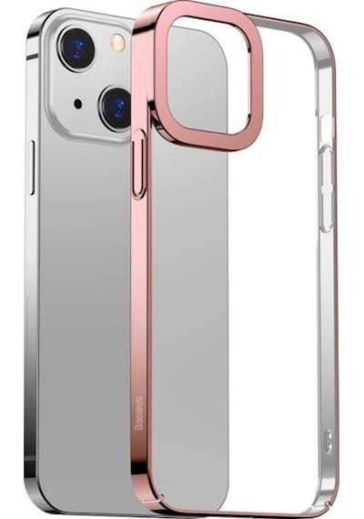 Baseus Glitter Apple Uyumlu iPhone 13 6.1Inç Kilif Renkli Kenar Seffaf Siliko 268238476 - Renk / Siyah
