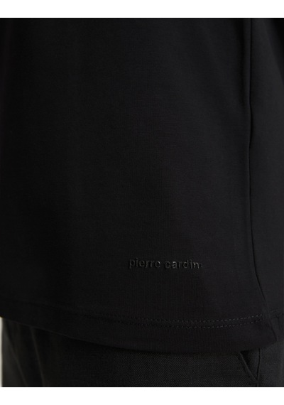 Pierre Cardin Erkek Siyah Tişört 50323973-vr046