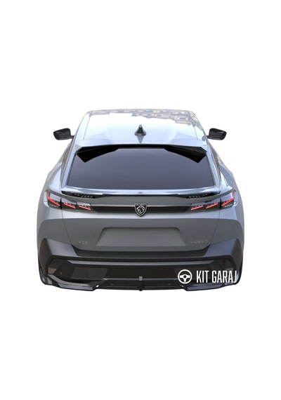 Peugeot 408 Parlak Siyah Spoiler Plastik Boyalı
