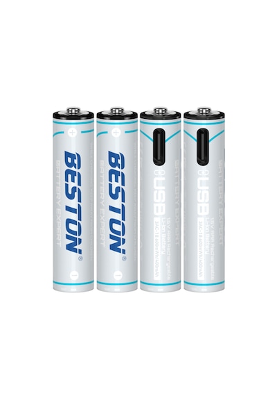 Beston Usb 1.5v Aaa İnce Lithium Şarjlı Pil 660mah Şarj Cihazı Gerektirmez