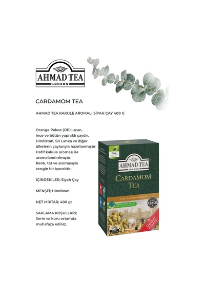 5 Paket Cardamom Dökme Çay 400 Gr. Ve Rosıe Koku