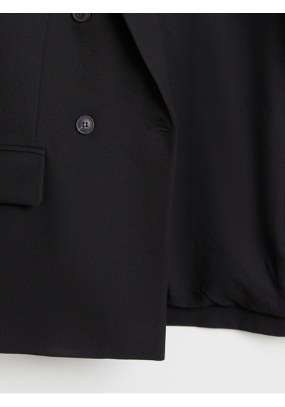 Lcw Modest Siyah Kruvaze Yaka Kadın Blazer Ceket Diğer
