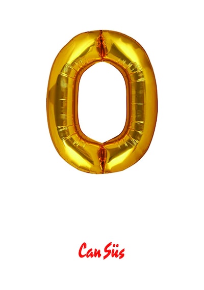 Harf Folyo Balon Gold 100cm 40 Inç O