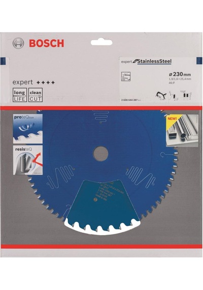 Bosch - Expert Serisi Paslanmaz Çelik İçin Daire Testere Bıçağı 230 25,4 Mm 46 Diş 2608644287