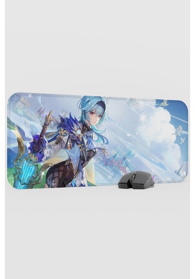 Eula Genshin Impact Anime Gacha V1 - 70x30 Xl Gaming Mouse Pad Fare Altlığı