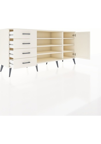 Hyperion Konsol 6 Raflı 4 Çekmeceli Tek Kapaklı 176x44x83 Aytaşı-aytaşı Aytaşı Hyperion Konsol 6 Raflı 4 Çekmeceli Tek Kapaklı 176x44x83 Aytaşı-aytaşı Aytaşı