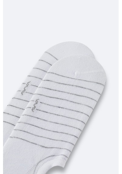 Avva Erkek Beyaz Bambu Karışımlı Sneaker Çorap B008514