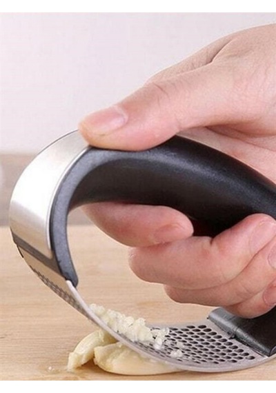 Paslanmaz Çelik Sarımsak Ezici Pratik Garlic Press Çelik Diğer