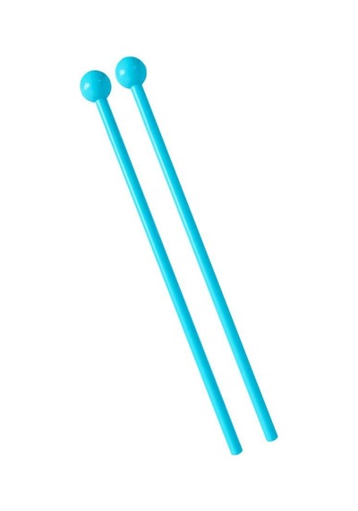 Midex Orf-tfk-20lbl Açık Mavi Çocuk Davulu Tokmağı Ritim Çubuğu Örf Aleti 23 Cm Karbon Fiber