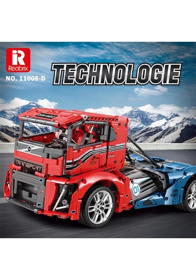 Reobrix Technic 11008 Rc Tır Kamyonet Kumandalı&motorlu Yaratıcı Yapı Blok Seti Building Blocks - 2116 Parça