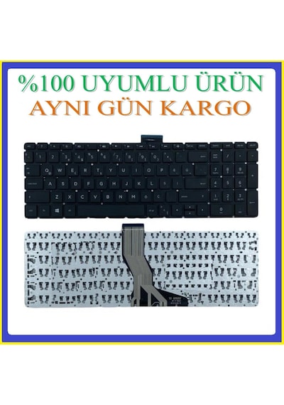 HP Uyumlu Pavilion 15-Cd016Nt Klavye Tuş Takımı Siyah Tr
