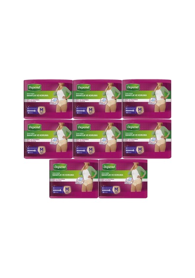 Depend Emici Külot Hasta Bezi Avantaj Pk Orta Kadın 128 Adet M