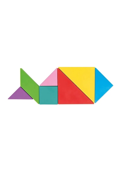 03 569 Ahşap Manyetik Tangram -pilsan Oyuncak - Grsy-890754 1 Adet