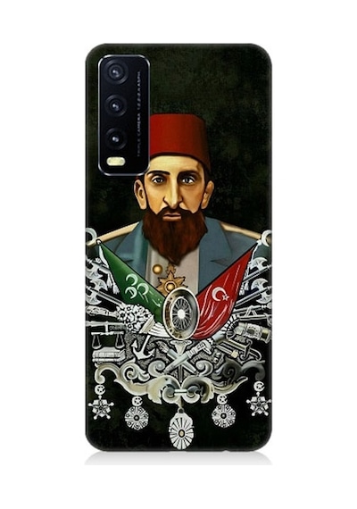 Vivo Y20s Uyumlu Osmanlı 2. Abdülhamid Han Desenli Silikon Kılıf