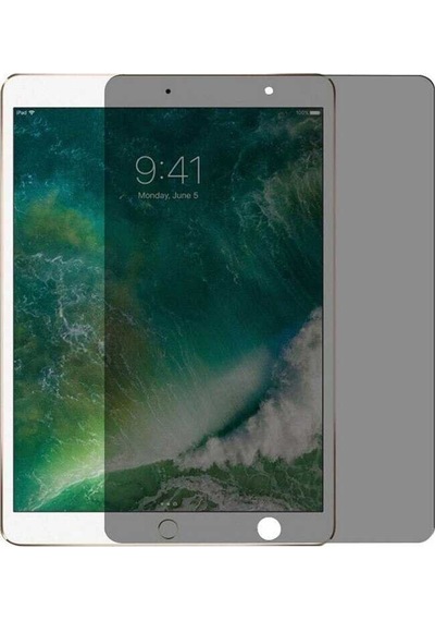 Apple Uyumlu iPad  Pro 12.9 2015 Zore Tablet Hayalet Temperli Cam Ekran Koruyucu-Siyah Siyah