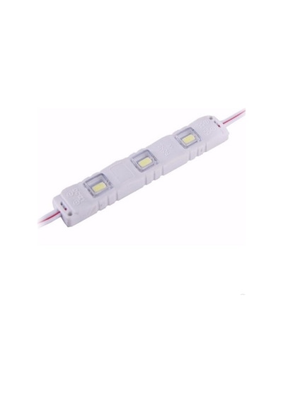 20 Adet 3'lü Enjeksiyon Kasa Modül Led 12v, Arkası Yapışkanlı