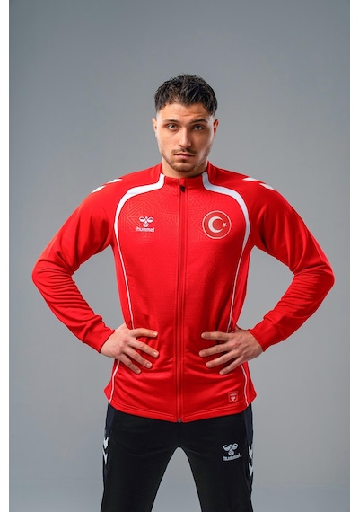 Hummel Target Milli Takım Kamp Eşofman Üstü Kırmızı
