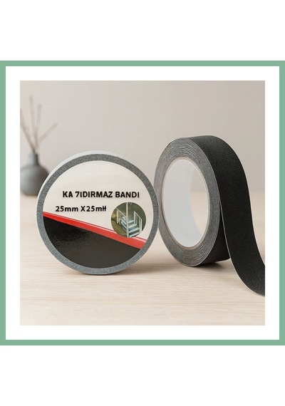 Bşkvirgo Kaydırmaz Bant 25mm X 25m Siyah Bsk2026