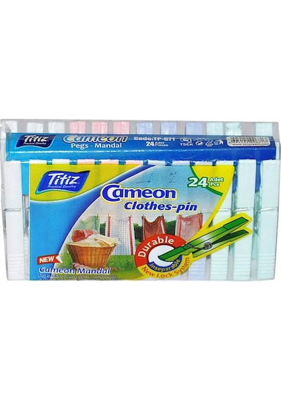 Titiz Tp-671 Cameon Mandal 24 Adet Açık Gri