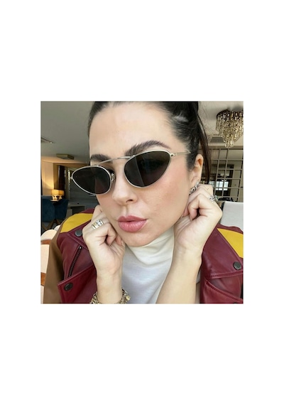 Orveno Gri Metal Çerçeve Füme Cam Pilot Vintage Retro Güneş Gözlüğü