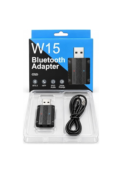 W15 Bluetooth 5.3 Usb Ses Adaptörü Tx/rx
