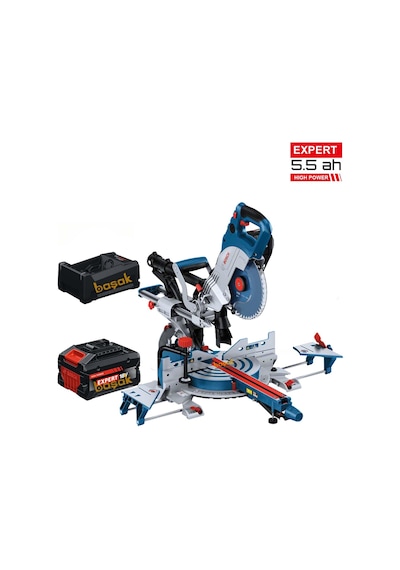 Bosch Gcm 18v-216 Dc 1x5,5 Ah Expert Akülü Gönye Kesme Makinesi