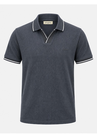 Classics Men Gewer Slim Fit Erkek Polo Yaka Tişört 7754 Antrasit