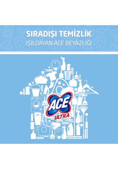 ACE Ultra Yoğun Kıvamlı Çamaşır Suyu Okaliptus 12 x 810 G