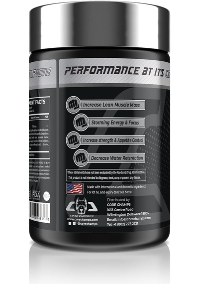 Core Champs Azavar Appetite Control Daa Aspartic Acid Betaine Tyrosine 60 Caps