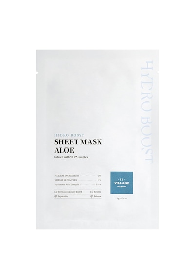 Village 11 Factory Hydro Boost Sheet Mask Aloe 21 Gr Vegan Aloe Vera Maskesi