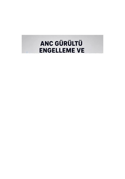Anc Teknolojili Kablosuz Bluetooth Kulaklık Dokunmatik, Dijital Göstergeli, Yüksek Ses Kalitesi Normal