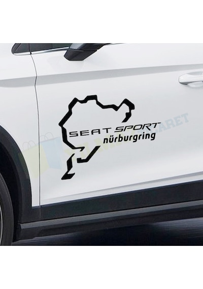 Seat Sport Nürburgring Oto Sticker Leon Ibiza Etiket Yapıştırma