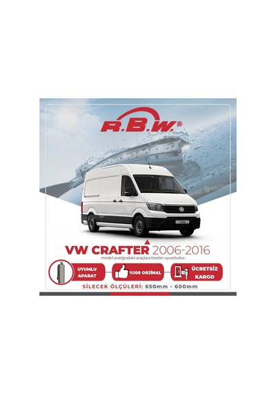 Volkswagen Crafter Muz Silecek Takımı (2006-2016) RBW
