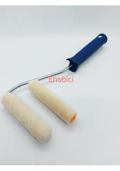 Kadife Rulo Fırça 10cm +1 Yedekli (moher)