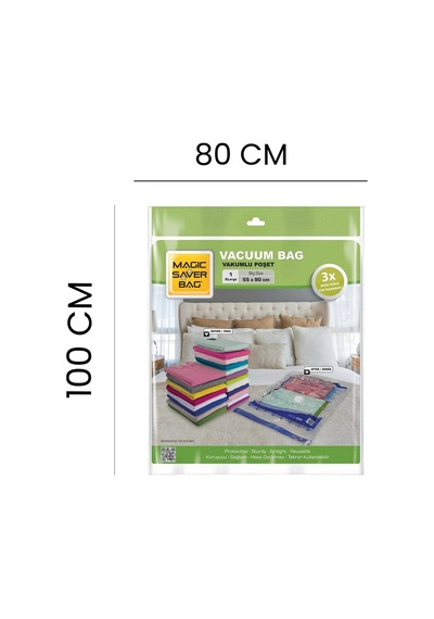Saver Bag Tekli Vakumlu Poşet - Xxl - 80x100 Cm