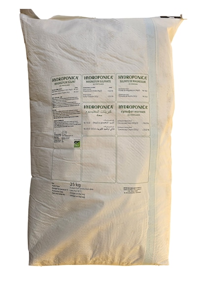 Damlama Gübresi Magnezyum Sülfat Magnezyum Ve Kükürtlü Gübre 25kg
