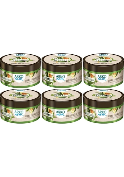 Arko Nem Değerli Yağlar Avokado Yağlı Krem 6 x 250 ML