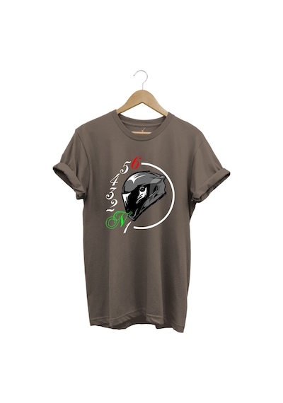 Motorcu Motorsiklet Vites Geçişleri Ve Kask Tasarımlı 1n23456 %100 Pamuk Regular Fit T-shirt Kahverengi Motorcu Motorsiklet Vites Geçişleri Ve Kask Tasarımlı 1n23456 %100 Pamuk Regular Fit T-shirt Kahverengi