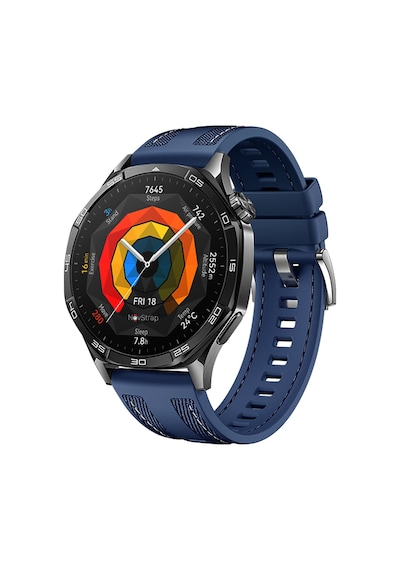 Novstrap Huawei Watch Gt5 46mm Gt5 Pro Gt4 46mm Gt3 46mm Gt3 Pro Se Gt2 İle Uyumlu Kordon 22mm Hybrid Dikişli Kumaş Silikon Kayış