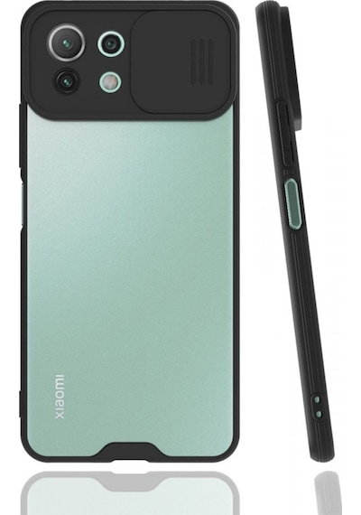 Nettech Xiaomi Mi 11 Lite Uyumlu Platin Kamera Kızaklı Arka