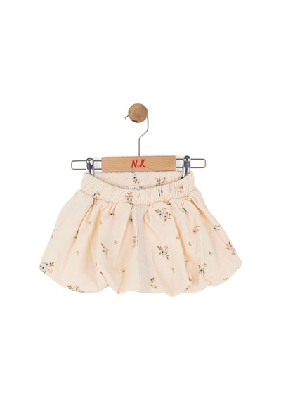 Kız Çocuk Spring Etek Nk-51603 Krem