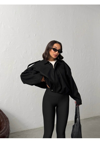Verymoda Kaşe Mont F2047 Siyah