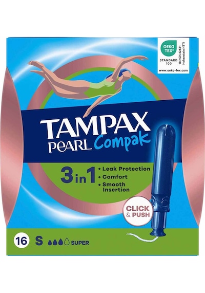 Pearl Compak Tampon Super 16'lı