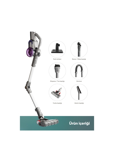 Homend Dustrider 1260h Dikey Şarjlı Kablosuz Süpürge