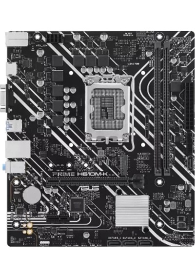 Asus Prıme H610m-k Ddr5 5600mhz 1xvga 1xhdmı 1xm.2 Usb 3.2 Matx 1700p 12. / 13. Ve 14. Nesil İşlemc