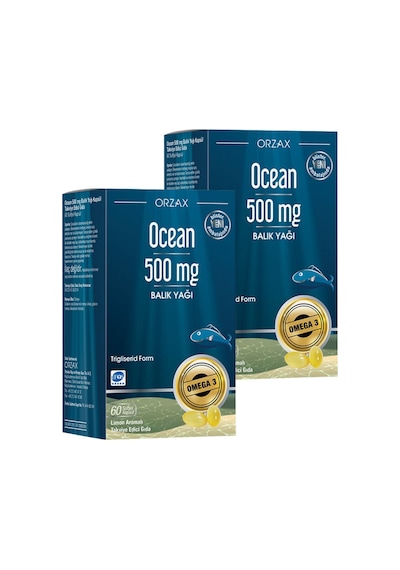 Ocean 500 MG Balık Yağı 2 x 60 Kapsül