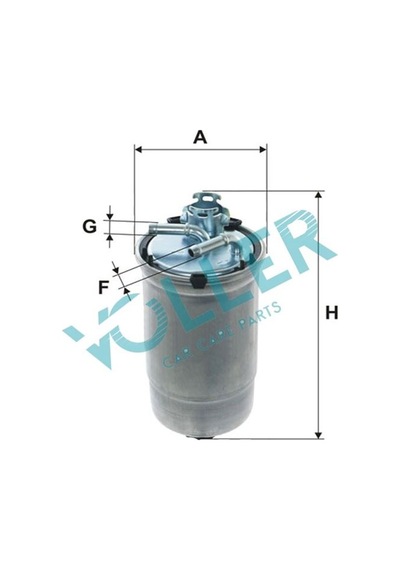Voller Yakıt Filtresi Cordoba-ıbiza 4-v 02-09 Polo 05 - - Fabia 05-08 -roomster 1.4tdi-1.6tdi-1.9tdi Wk 823/2 Voller 76857 6q0127400f-6q0127401f